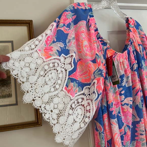 Lilly Pulitzer Zaylee off the shoulder top - Picture 4 of 9